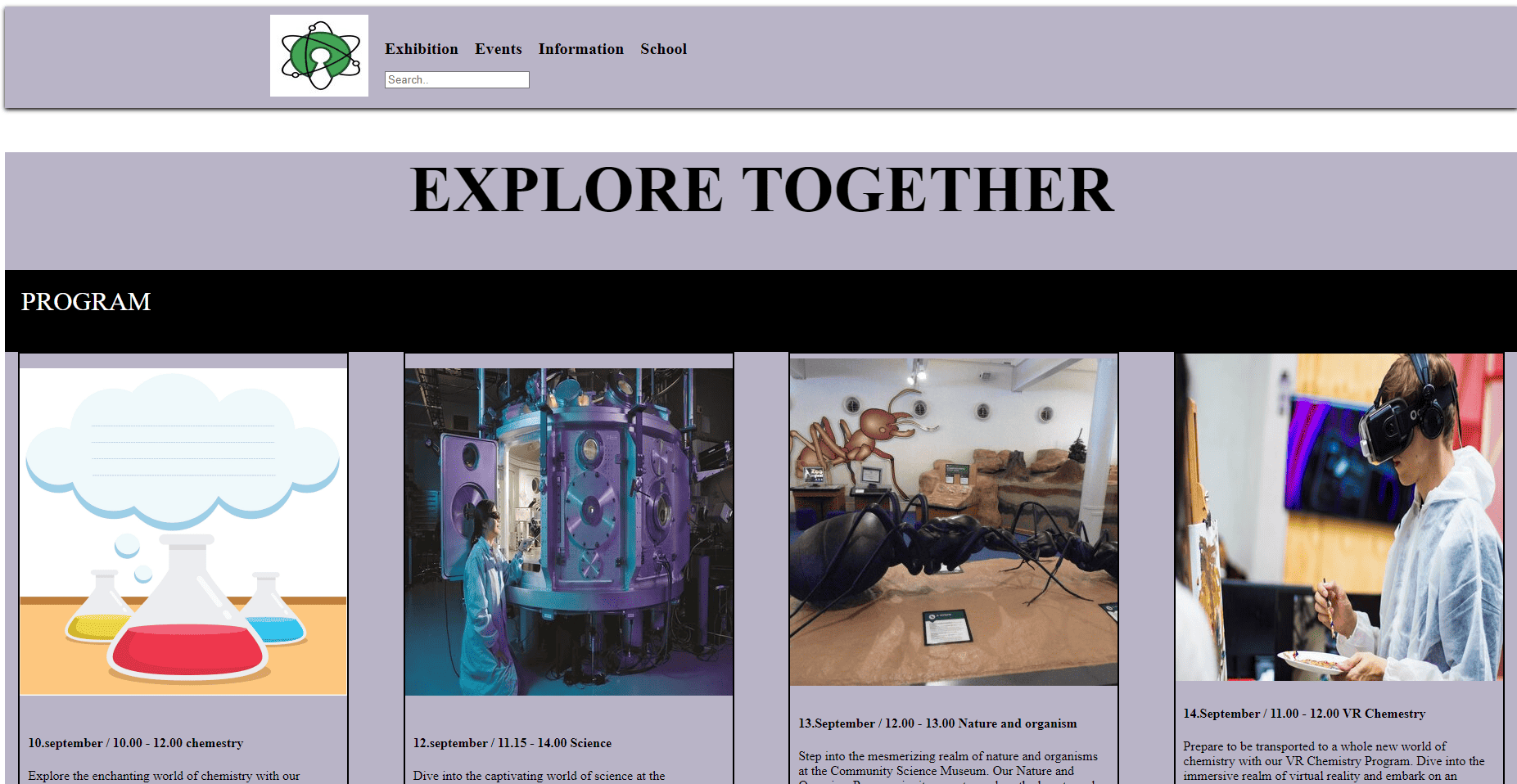 Community Science Museum Project